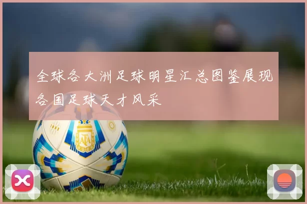 全球各大洲足球明星汇总图鉴展现各国足球天才风采