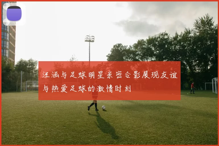 汪涵与足球明星亲密合影展现友谊与热爱足球的激情时刻